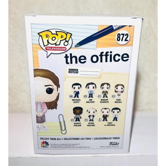 Funko Pop Television: The Office - Pam Beesly #872 Vinyl Figure With Protector - Picture 4 of 7